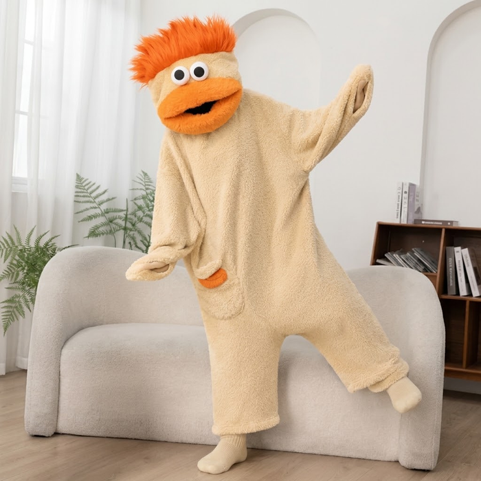Goober Onesie in Orange