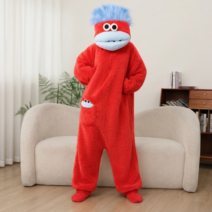 Goober Onesie in Red
